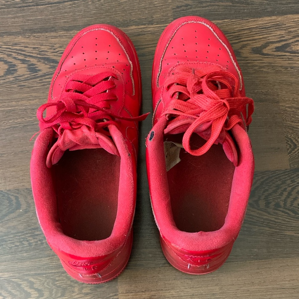 Nike Air Force 1 Low Triple Red - Men’s 8.5 Sneakers CW6999-600 - Picture 4 of 8